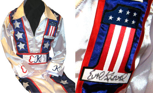 Evel Knievel Autographed Full Size Jumpsuit