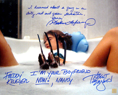 Robert Englund & Heather Langenkamp Autographed 16x20 Photo