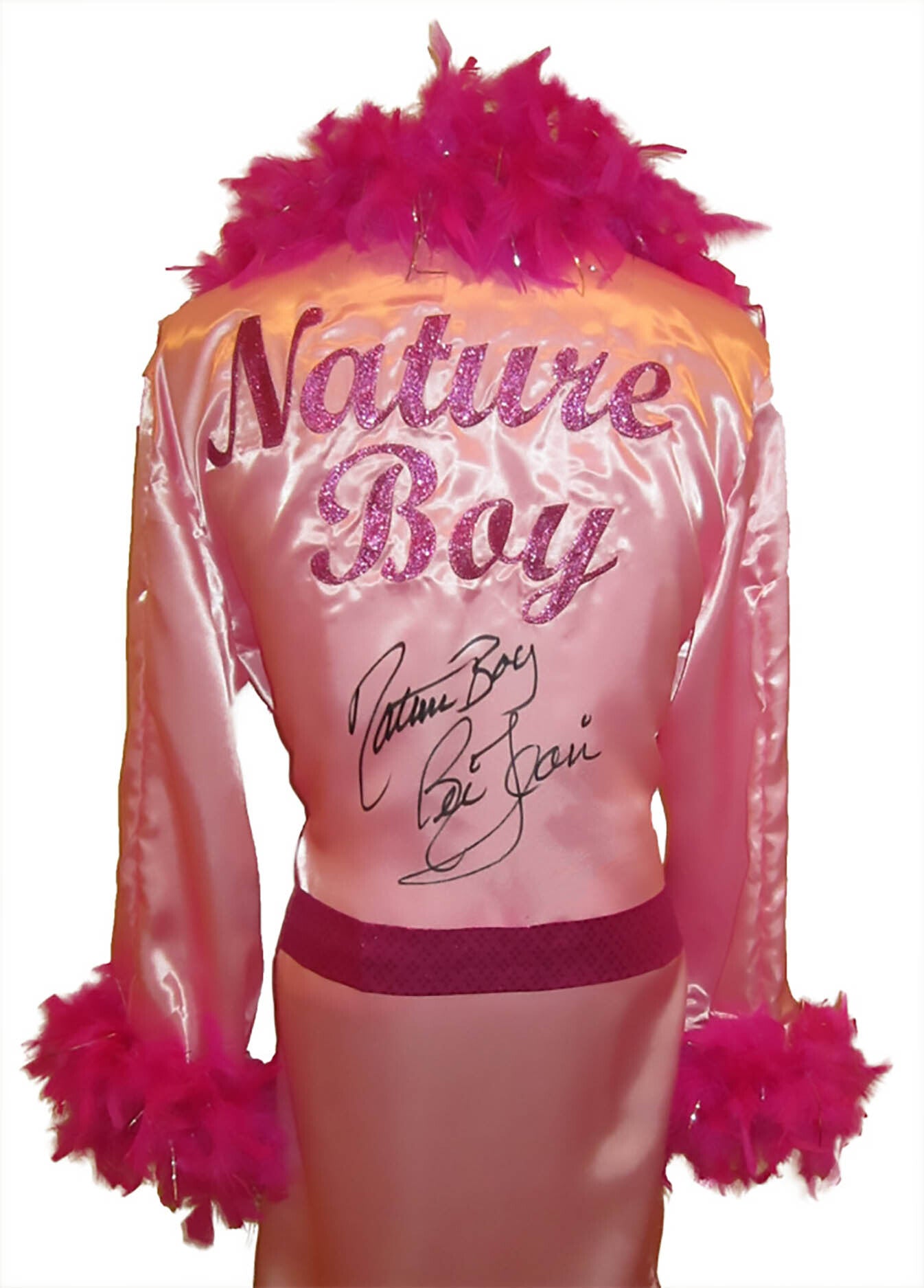 Ric Flair Autographed Pink Wrestling Robe