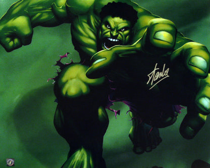 Stan Lee Autographed Incredible Hulk 16x20 Photo