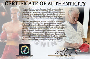 Dolph Lundgren "Ivan Drago" Autographed Tuf Wear Boxing Glove